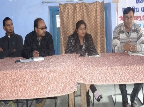Block-level meeting of livelihood monitoring